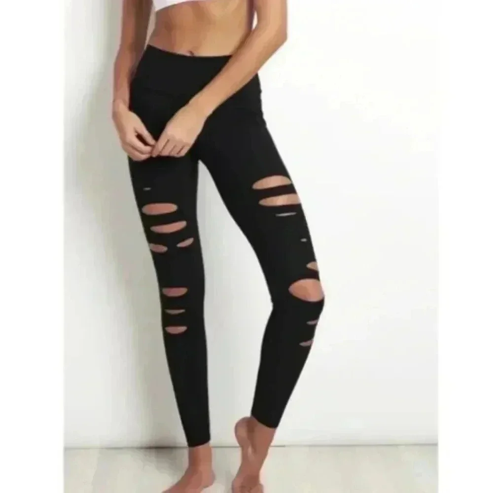 Alo Yoga Ripped Warrior Leggings